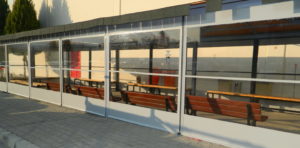 şeffaf kış bahçesi kapama